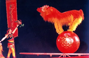 Acrobat Prints: Chinese State Circus performers on stage at the Tyne Theatre in Newcastle