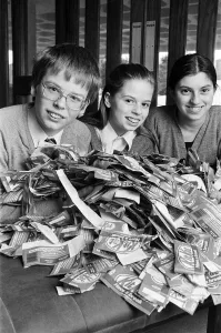 Chocolate chomping Moor End High School pupils have worked their way through almost 6