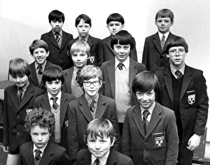 This choir of 14 year old boys from the Royal Grammar School pictured on April 19
