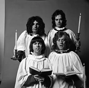 01088 Prints: Choir service for Slade (Don Powell, Dave Hill, Noddy Holder and Jim Lea