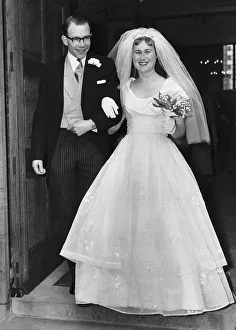 Steeplechase Prints: Chris Brasher marries tennis star Shirley Bloom at Chelsea Old Church