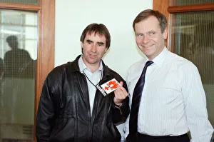 Kurdish Prints: Chris De Burgh and Jeffrey Archer pictured during The Simple Truth