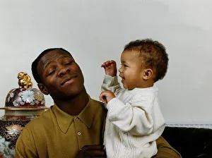 Chris Eubank Boxing with young son Christopher at home