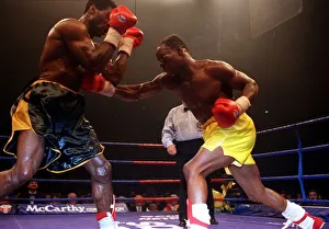 00130 Prints: Chris Eubank v Carl Thompson Boxing April 1998 Chris Eubank (left