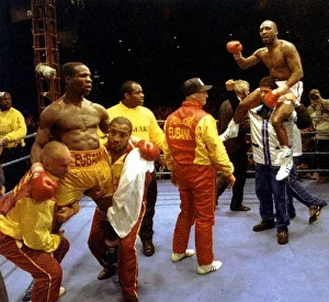 Chris Eubank v Nigel Benn 2nd fight at Old Trafford Boxing October 1993