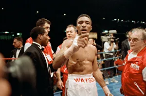 Chris Eubank vs Michael Watson for the WBO middleweight title at Earls Court Exhibition