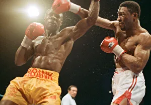 01162 Prints: Chris Eubank vs Michael Watson for the WBO middleweight title at Earls Court Exhibition