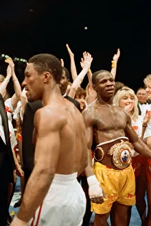 Chris Eubank vs Michael Watson for the WBO middleweight title at Earls Court Exhibition