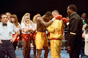 01162 Prints: Chris Eubank vs Michael Watson for the WBO middleweight title at Earls Court Exhibition