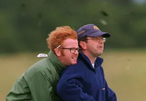 Chris Evans DJ playing golf Inverness