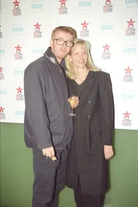 01522 Prints: Chris Evans and Elisabeth Murdoch at the launch of his Virgin Radio Breakfast Show on Sky