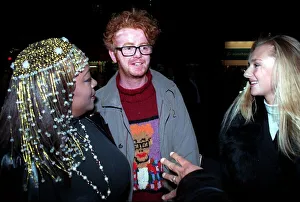 Chris Evans Radio Tv Presenter arrives at the opening of the Fashion Cafe