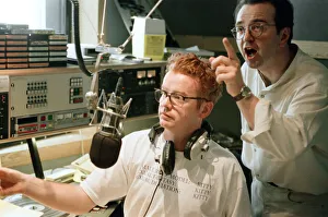 Show Prints: Chris Evans, radio And TV presenter at his last rehersal for his BBC Radio 1 Breakfast