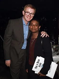 00868 Prints: Chris Evans TV presenter with Doreen Lawrence May 1999 at The Mirror Pride of