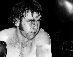 Chris Finnegan Boxer with blood splattered face