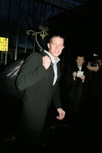 Chris Harris December 1997 Stepson of film star Pierce Brosnan leaving Wormwood Scrubs