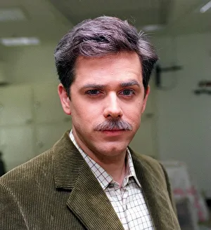 Chris Jarvis tv presenter as he might look in late middle age after make up artists aged