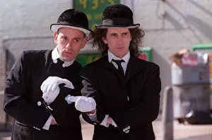 Chris McHallem Actor with Phil Daniels 1990 starring in a stage version of A