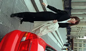 Chrissie Hynde arriving to film a programme for Channel 4 in Glasgow