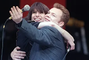 Chrissie Hynde at Nelson Mandela Concert June 1988 performing with Ali Campbell