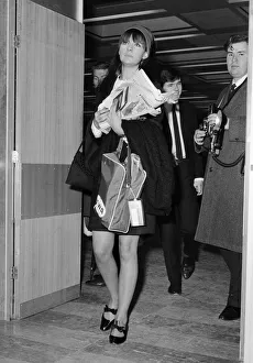 00324 Prints: Chrissie Shrimpton, girlfriend of Mick Jagger of The Rolling Stones