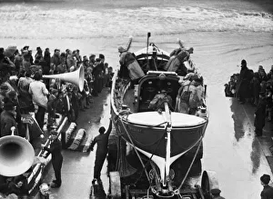 01504 Prints: The christening ceremony of the Rhyl lifeboat Gordon Warren by Lady Scarisbrick