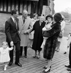 East Sussex Prints: The Christening of Jennie Churchill, Newick Parish Church