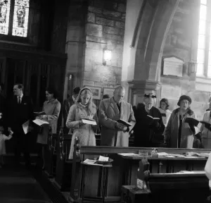 The Christening of Jennie Churchill, Newick Parish Church