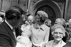 The Christening of Mr and Mrs Jeremy Thorpes son Rupert Jeremy