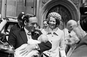 The Christening of Mr and Mrs Jeremy Thorpes son Rupert Jeremy