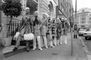 Christian Dior today showed in London a collection of furs for the Winter 69-70