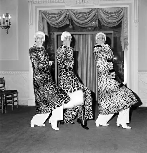 Christian Dior today showed in London a collection of furs for the Winter 69-70