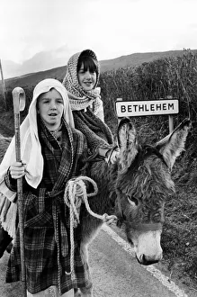 Christmas arrives early in West Wales as 9 year old Josie Olsen and Timothy James 11