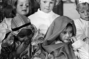 Nativity Prints: A Christmas Story'being performed at North Islington Nursery School, London