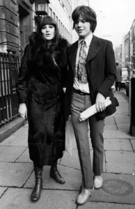 00112 Prints: Christopher Jagger, brother of Rolling stone Mick Jagger wanted to leave a demonstration