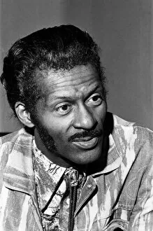 Images Dated 12th May 1976: Chuck Berry, an American guitarist, singer and songwriter