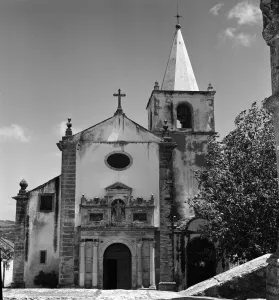 Scenic Prints: Church of Santa Maria in Obidos, Portugal. 9th June 1959
