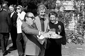 Cicely Courtneidge, actress, celebrates the 70th anniversary of her first stage