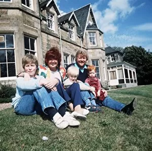 Images Dated 1st February 1983: Cilla Black and family