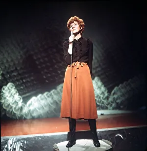 Cilla Black singer at Top of the Pops Circa 1968