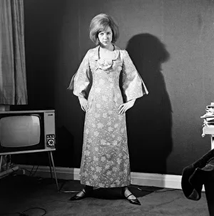 Cilla Black, singer and television personality pictured in this posed feature for
