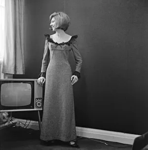 Cilla Black, singer and television personality pictured in this posed feature for