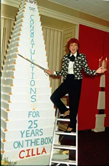Cilla Black Television Presenter celebrating 25 years in Showbusiness