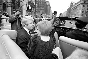 00076 Prints: Cilla Weds: Pop Star, Cilla Black was married yesterday (Sat