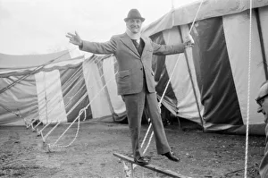 Stuntman Prints: Circus World Championships, being held under the Big Top on Clapham Common, London
