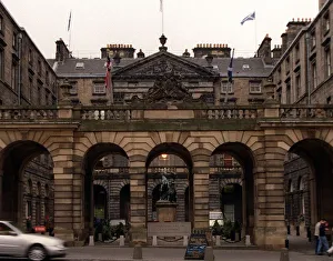 Towns And Villages Prints: City Chambers building Edinburgh October 1999 local government headquarters in