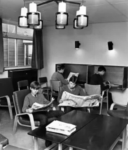 Newspapers Prints: City of Coventry Boarding School in Cleobury Mortimer - the quiet room
