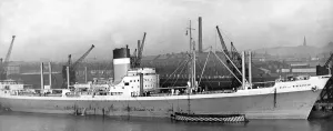 00094 Prints: The City of Winchester needs plenty of room at Newcastle Quay in 1954