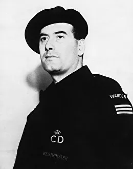 Warden Prints: The Civil Defence Service was a civilian volunteer organisation in Great Britain during