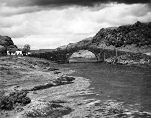 Bridges Prints: The Clachan Bridge, which joins the island of Seil to the Scottish mainland